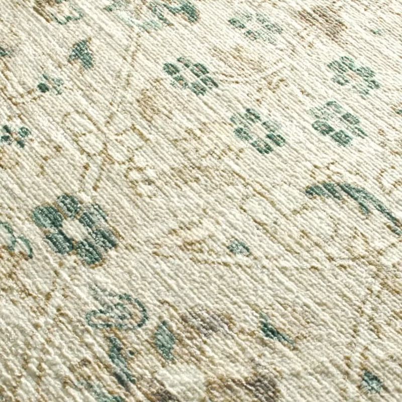 Play Sadira Green Floral Washable Area Rug 4'x6' - video 1 of 1