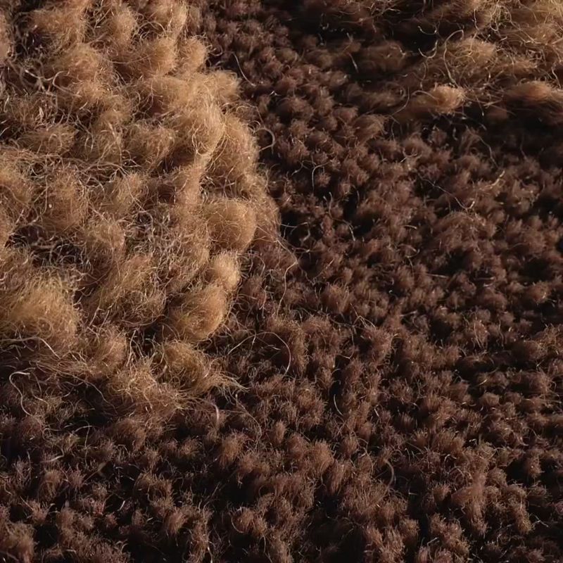 Play Selen Wool Deep Brown Handknotted Area Rug 8'x10' by Jeremiah Brent - video 1 of 1
