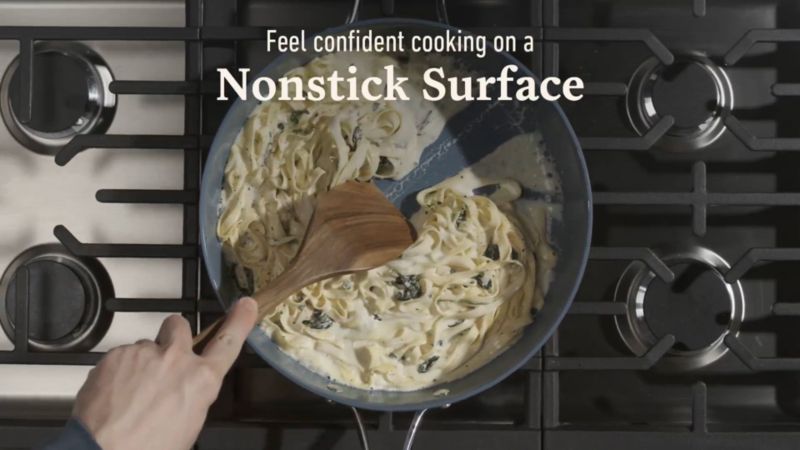 Play Calphalon ® Premier Ceramic Nonstick Fond 10" and 8" Fry Pans Set - video 1 of 1