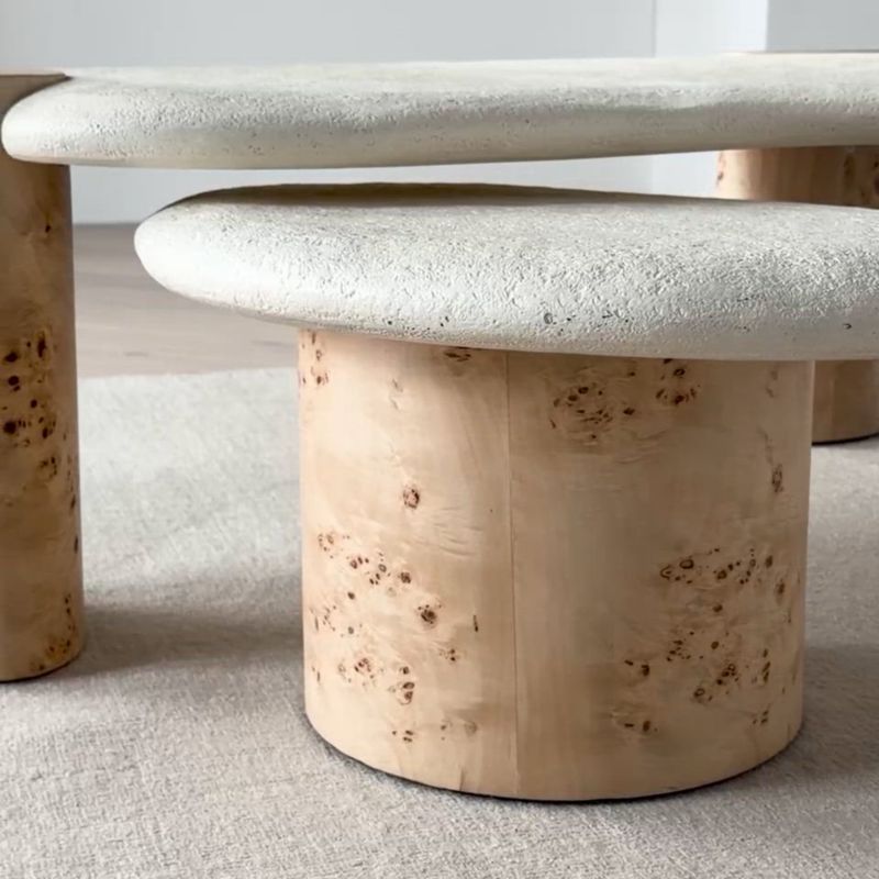 Play Sassolino Burl Wood Side Table by Athena Calderone - video 1 of 1