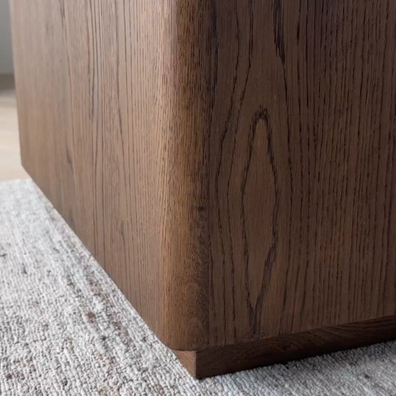 Play Terrane Fumed Oak Wood 54" Rectangular Coffee Table - video 1 of 1