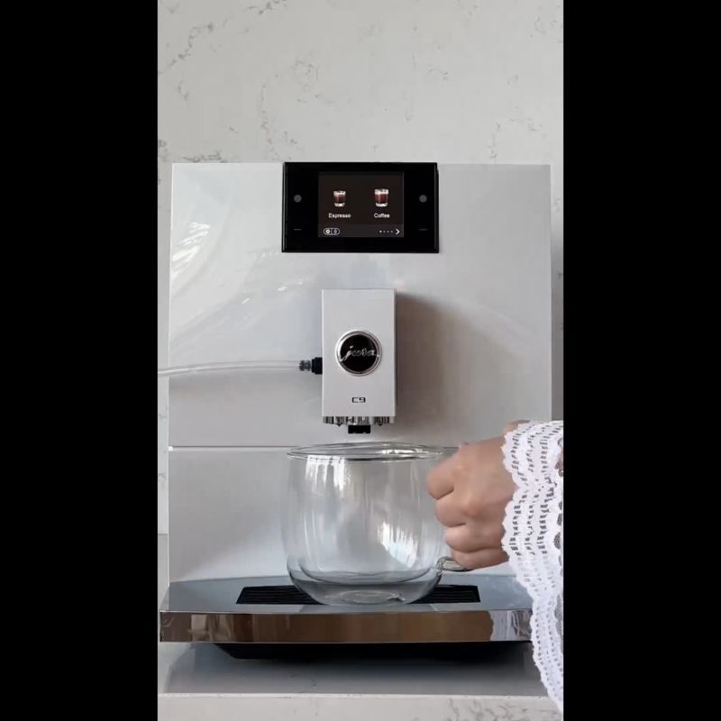 Play JURA ® C9 Piano White Automatic Espresso Machine - video 2 of 2