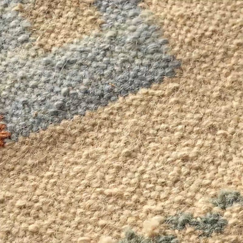 Play Homestead Kilim Wool and Cotton Kids Area 12"x18" Rug Swatch by Sharland England - video 1 of 1