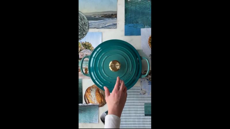 Play Le Creuset ® Signature 5-Piece Riviera Enameled Cast Iron Cookware Set - video 1 of 1