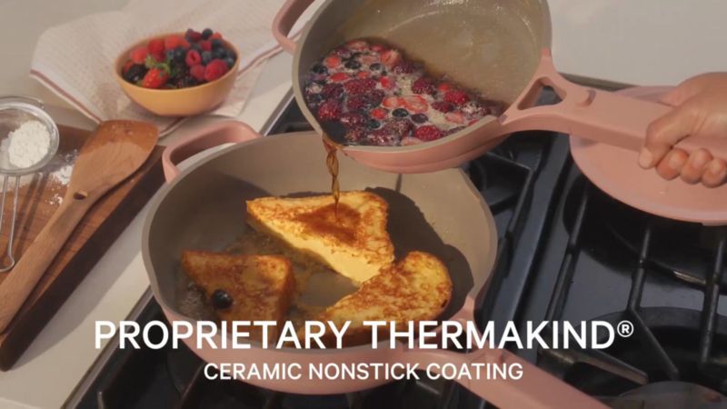 Play Our Place Charcoal Ceramic Non-Stick 13-Piece Cookware Set - video 1 of 1