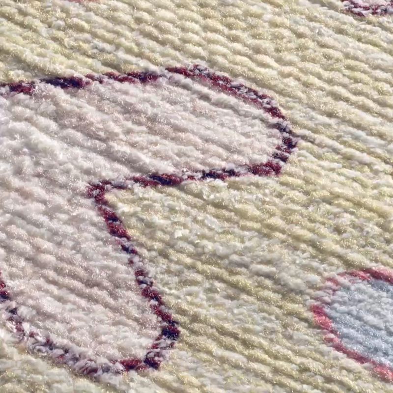 Play Emery Pink Floral Washable Kids Area Rug 8'x10' - video 1 of 1