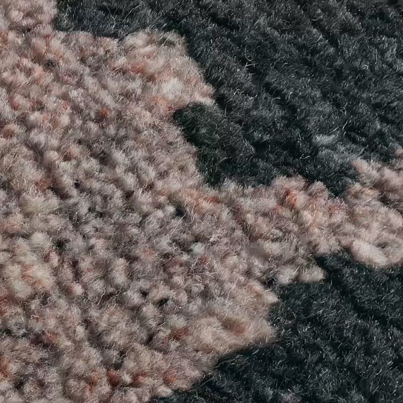 Play Rome Wool Blend Hand-Knotted Black Area Rug 8'x10' - video 1 of 1