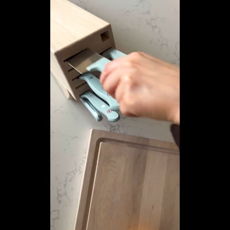 Play Wusthof ® Gourmet Blue 10-Piece Knife Block Set - video 1 of 1