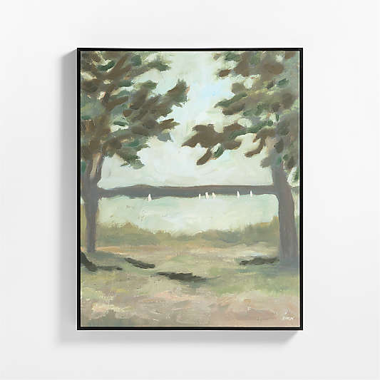 "A Memory" by Sadie Byron 40"x50" Framed Wall Art Print