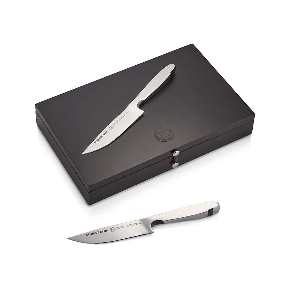 Schmidt Brothers ® Stainless Steel Jumbo Steak Knives, Set of 4
