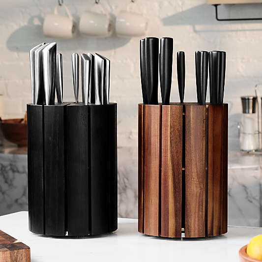 Schmidt Brothers ® Black Giotto Knife Block
