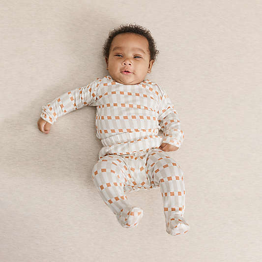 Solly Baby x Crate & Kids Biscotti Brown Check Baby Sleeper