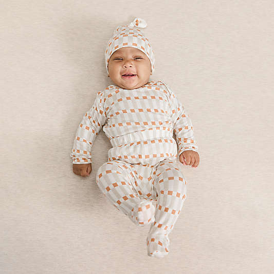 Solly Baby x Crate & Kids Biscotti Brown Check Baby Sleeper