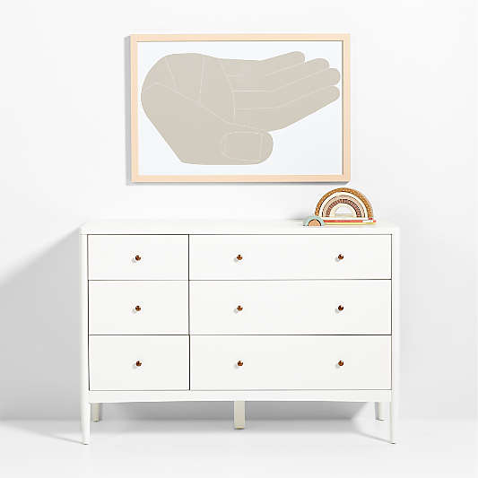 Big Calm Friend Framed Wall Art Print by Sebastian Curi