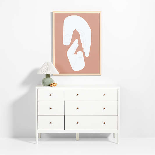 You Are the Sunflower Framed Wall Art Print by Sebastian Curi