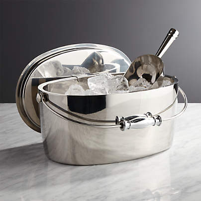 Crafthouse by Fortessa Oval Ice Bucket with Scoop