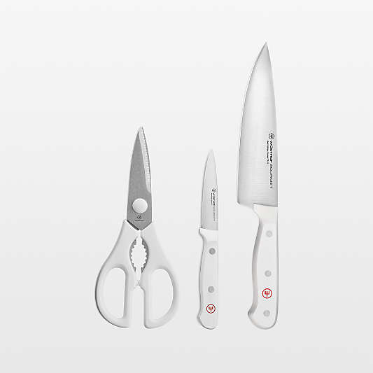 Wusthof ® Gourmet White 3-Piece Prep Set