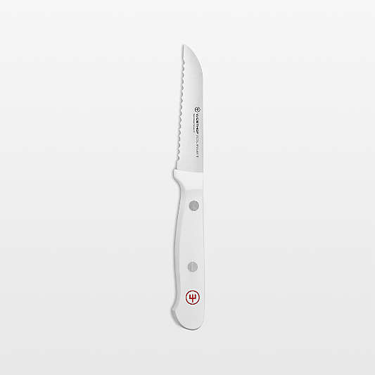 Wusthof ® Gourmet White 3" Serrated Paring Knife