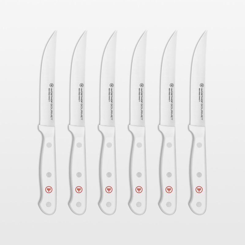 Wusthof Steak Knife Set Gourmet Set of 6 - Bekah Kate's (Kitchen, Kids &  Home)