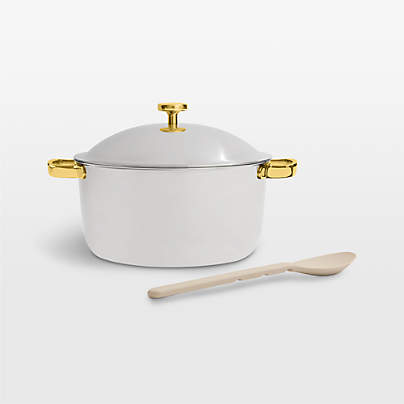 Our Place 7-Qt. Chrome and Gold Titanium Perfect Pot ® Pro