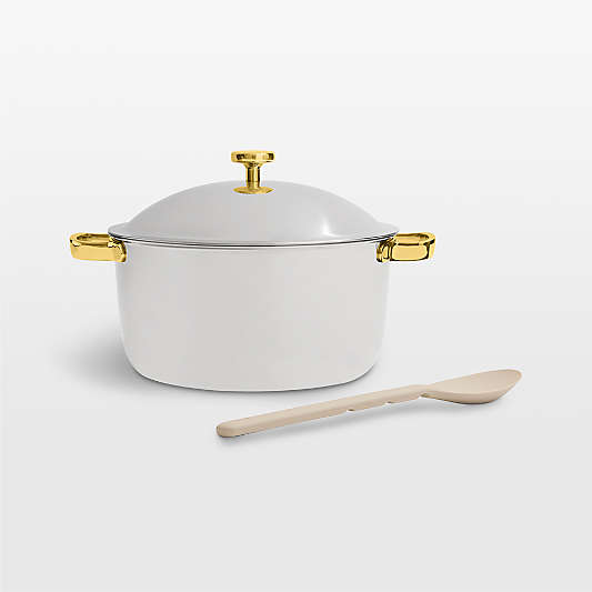 Our Place 7-Qt. Chrome and Gold Titanium Perfect Pot ® Pro