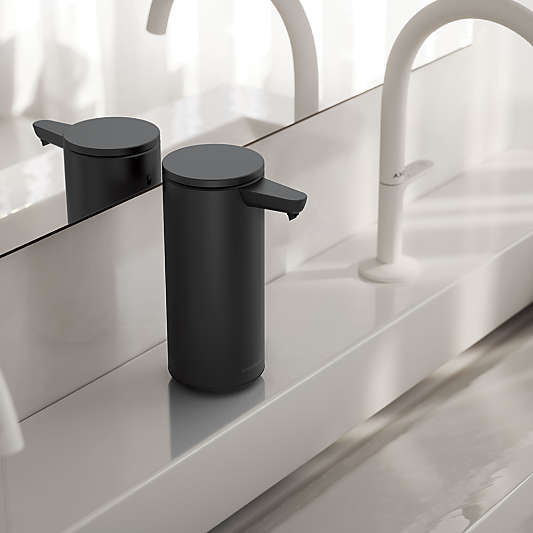 Simplehuman 9oz Sensor Pump, Touch-Free Hand Soap Dispenser, Matte Black