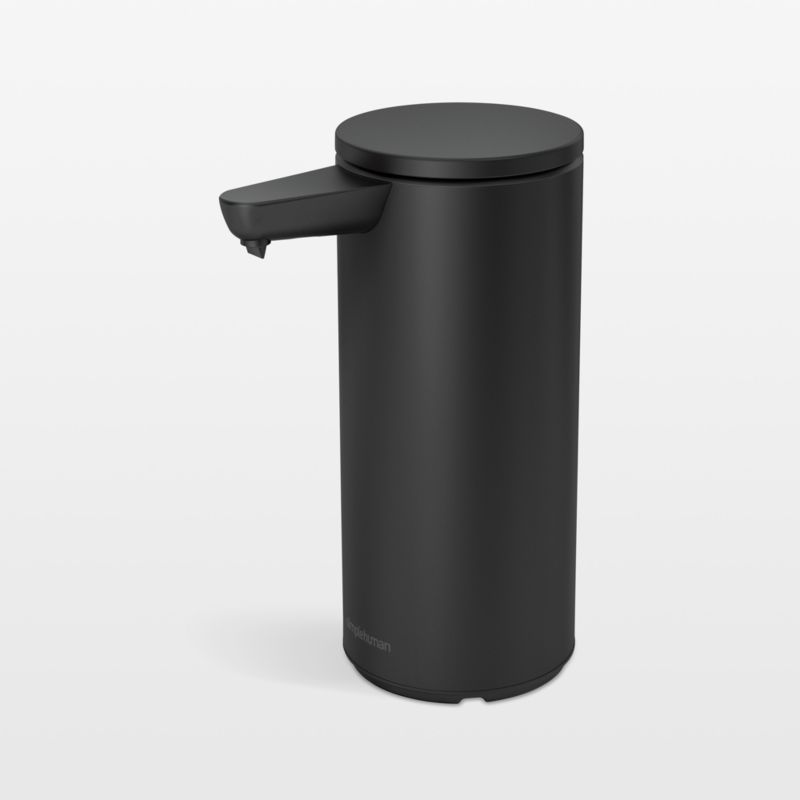 simplehuman 9 oz. Touch-Free Rechargeable Sensor Liquid Soap Pump Dispenser, Matte Black Steel - image 0 of 6