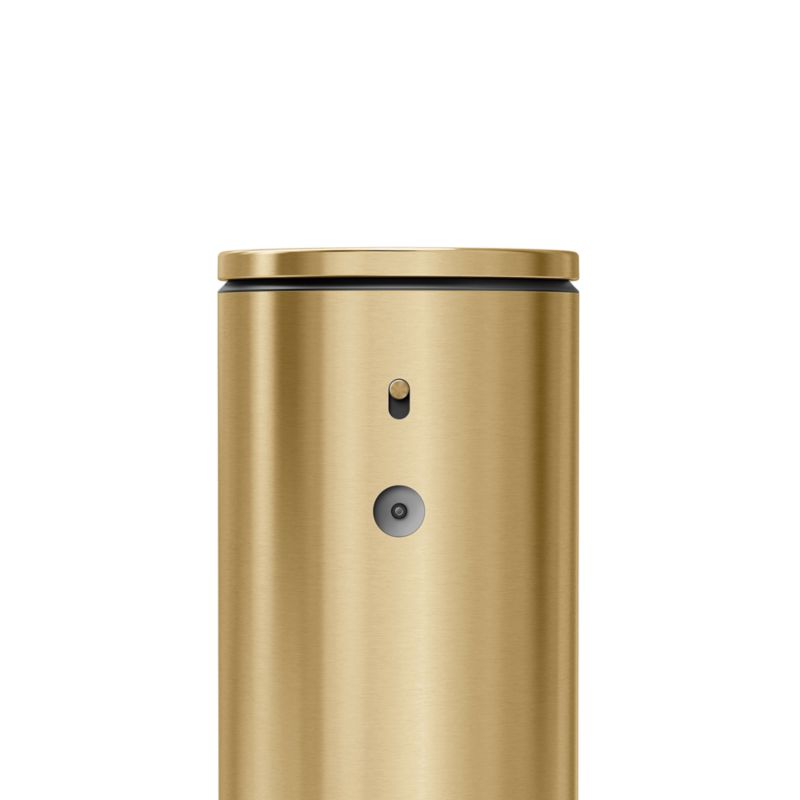 simplehuman 9 oz. Touch-Free Rechargeable Sensor Liquid Soap Pump Dispenser, Brass Stainless Steel - image 5 of 6