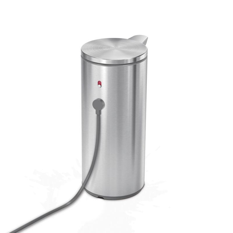 simplehuman 9 oz. Touch-Free Rechargeable Sensor Liquid Soap Pump Dispenser, Brushed Stainless Steel - image 4 of 6