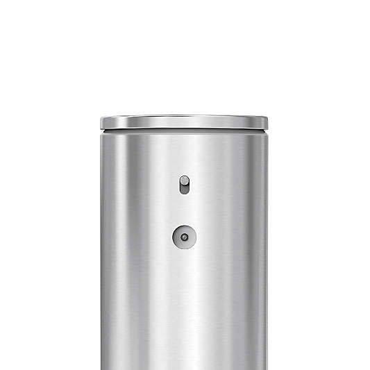 simplehuman 9 oz. Touch-Free Rechargeable Sensor Liquid Soap Pump Dispenser, Brushed Stainless Steel