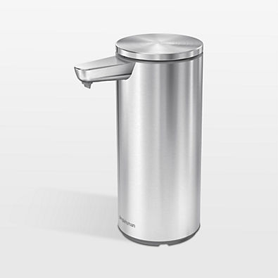 View Simplehuman 9oz Sensor Pump, Touch-Free Hand Soap Dispenser, Brushed Stainless Steel details