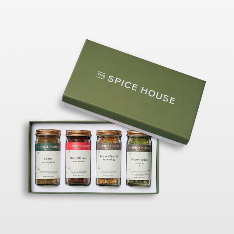 The Spice House 4-Jar Cheese Board Spices Gift Set