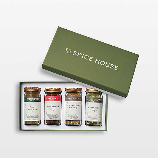 The Spice House 4-Jar Cheese Board Spices Gift Set