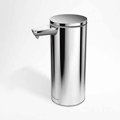 View Simplehuman ® Stainless Steel Rechargeable Sensor Pump 9-oz. Liquid Soap Dispenser details