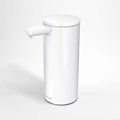 simplehuman Paper Towel Pump, White Steel