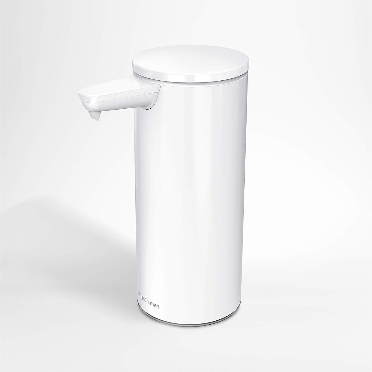 simplehuman White Rechargeable Liquid Soap Dispenser + Reviews