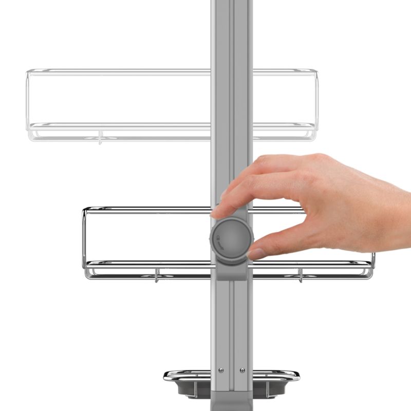 simplehuman ® Stainless Steel Metal Shower Caddy - image 3 of 4