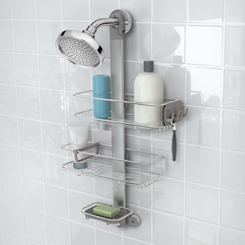 simplehuman ® Stainless Steel Metal Shower Caddy - image 1 of 4