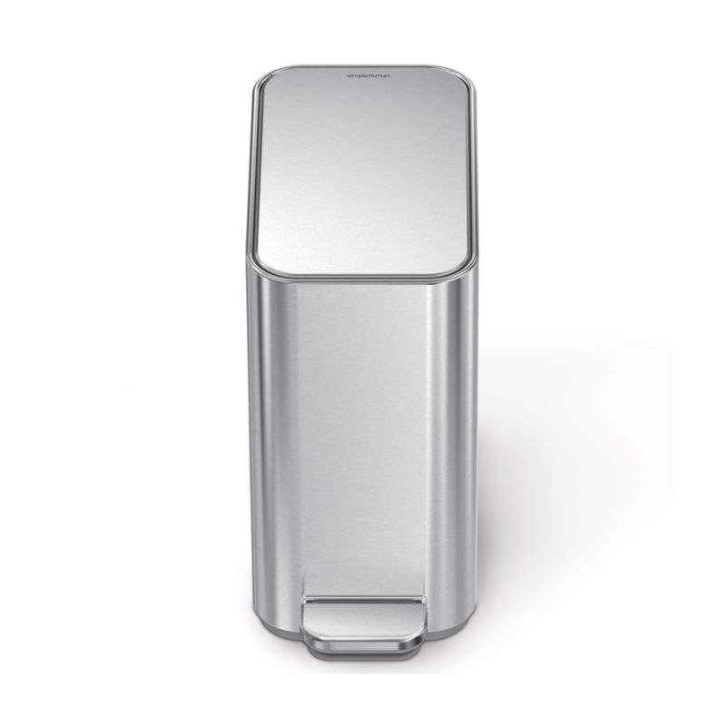 simplehuman ® Brushed Metal Bathroom Trash Can - image 3 of 7