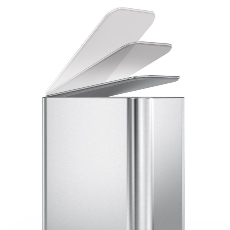 simplehuman ® Brushed Metal Bathroom Trash Can - image 5 of 7