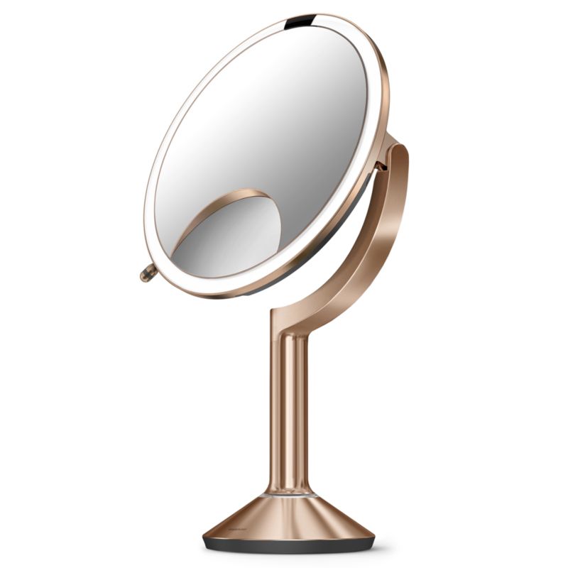 simplehuman ® Rose Gold Metal Magnifying Mirror Trio - image 3 of 6