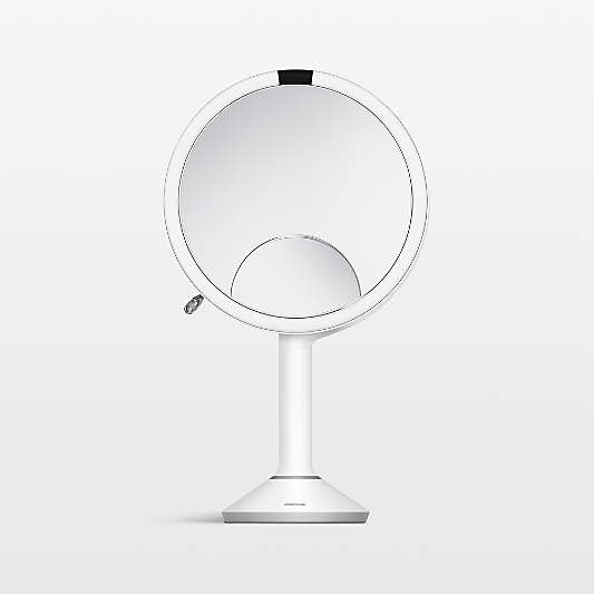 simplehuman ® White Metal Magnifying Mirror Trio