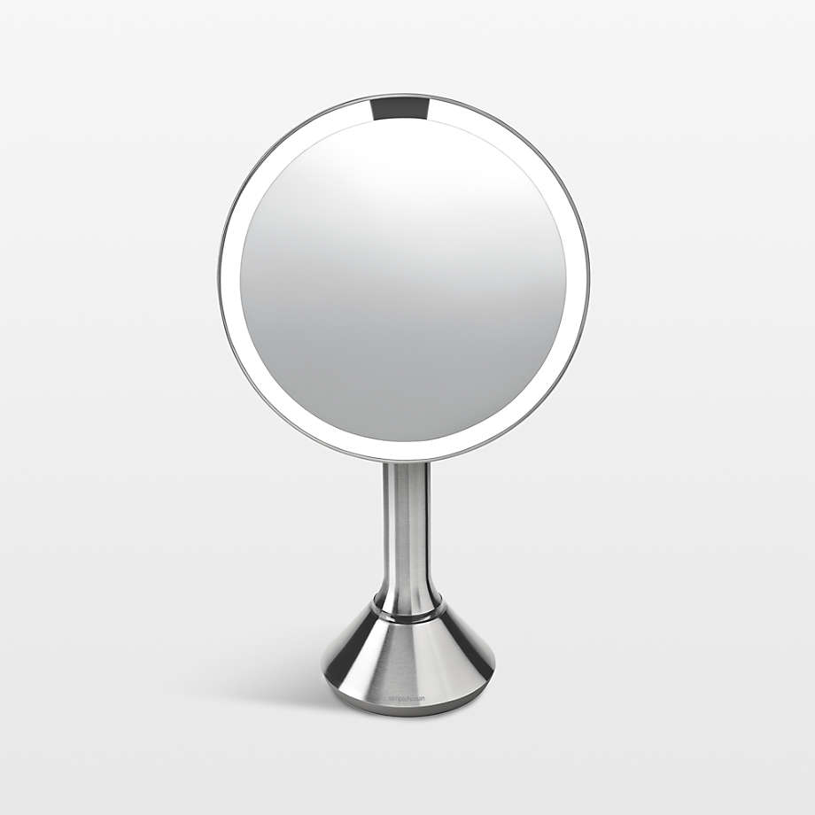 Carmen Small Round Mirror Espresso Faux