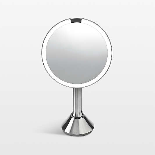 simplehuman ® 8" Brushed Metal Magnifying Mirror