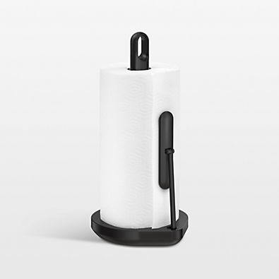View Simplehuman Kitchen Paper Towel Holder, Matte Black Steel details