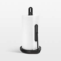 Simplehuman Kitchen Paper Towel Holder, Matte Black Steel + Reviews | Crate & Barrel