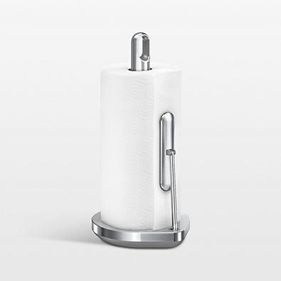 View Simplehuman Kitchen Paper Towel Holder, Brushed Stainless Steel details