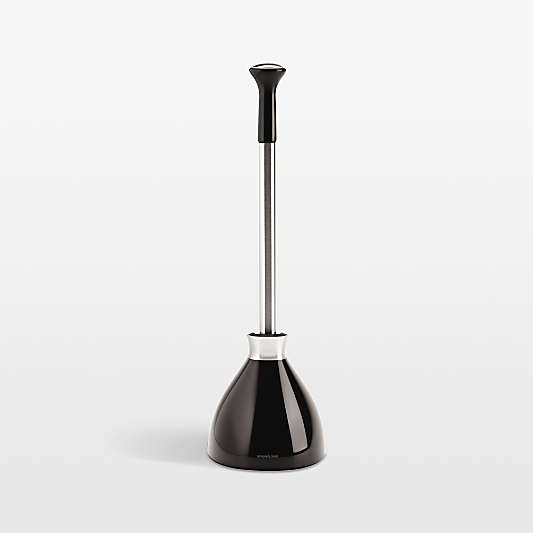 simplehuman ® Black Toilet Plunger