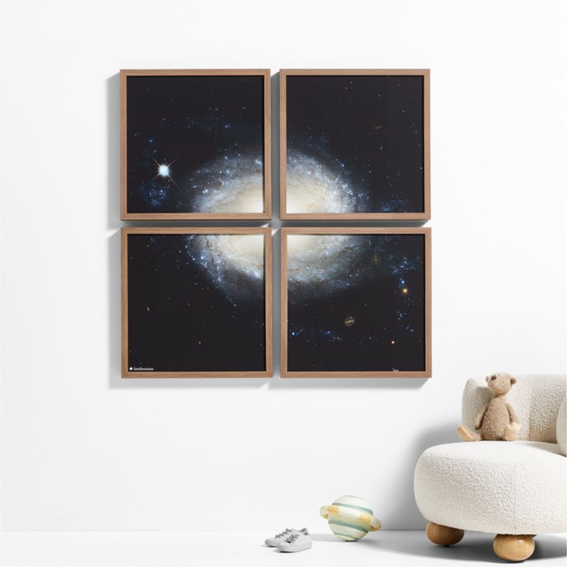 Smithsonian 4-Piece Barred Spiral Galaxy Framed Wall Art Print - image 2 of 5