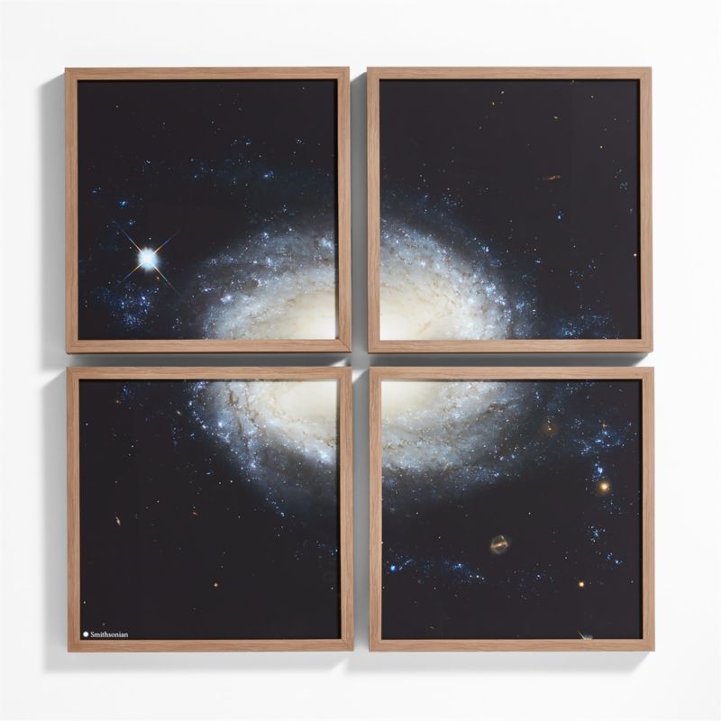 Smithsonian 4-Piece Barred Spiral Galaxy Framed Wall Art Print - image 0 of 5